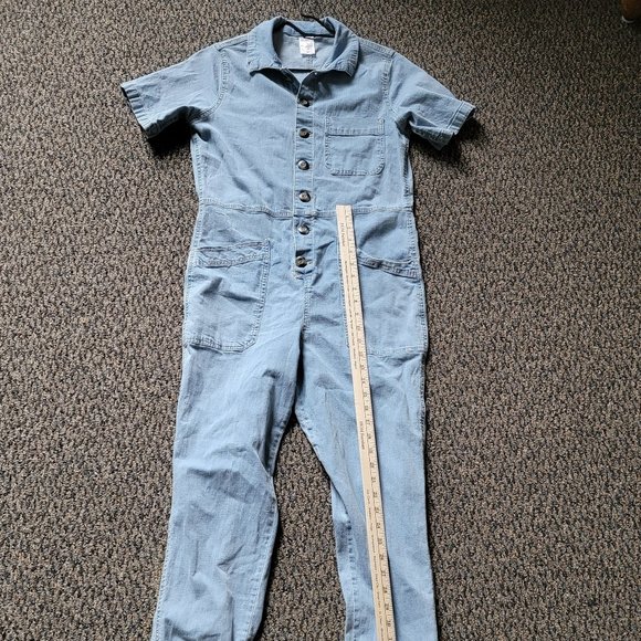 No Boundaries Short Sleeve Jumpsuit Juniors Size 7-9 - Picture 10 of 10